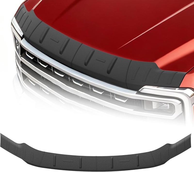 WASOFF حماية غطاء محرك السيارة تناسب فورد F250 F350 F450 2023 2024 2025 واقيات الحشرات درع TPE منخفض الارتفاع تناسب ملحقات F250 F350 F450 2026 2025 2024 2023 Bugflector - Image 1